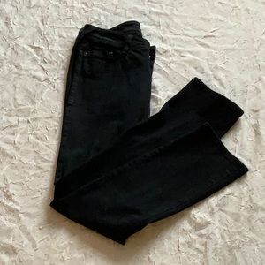 bebe Charlotte Bling B RS Straight Leg Black Jeans Size 27